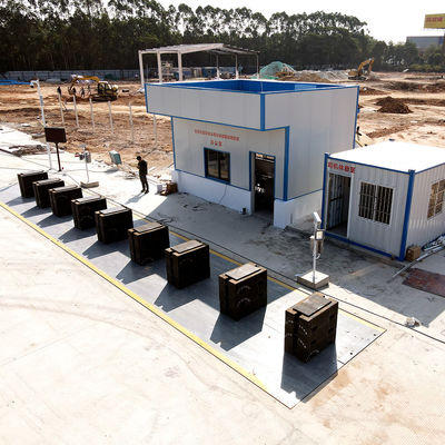 यू बीम स्ट्रक्चर 50 टन 3x15m OIML डिजिटल वेटब्रिज